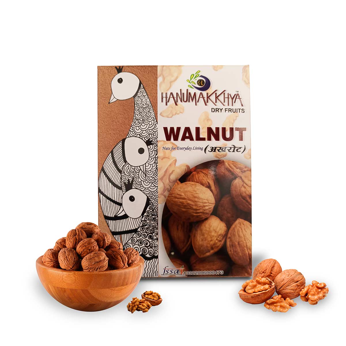 Hanumakkhya Dry Fruits Mart Walnut with Shell- Sabut 800GM