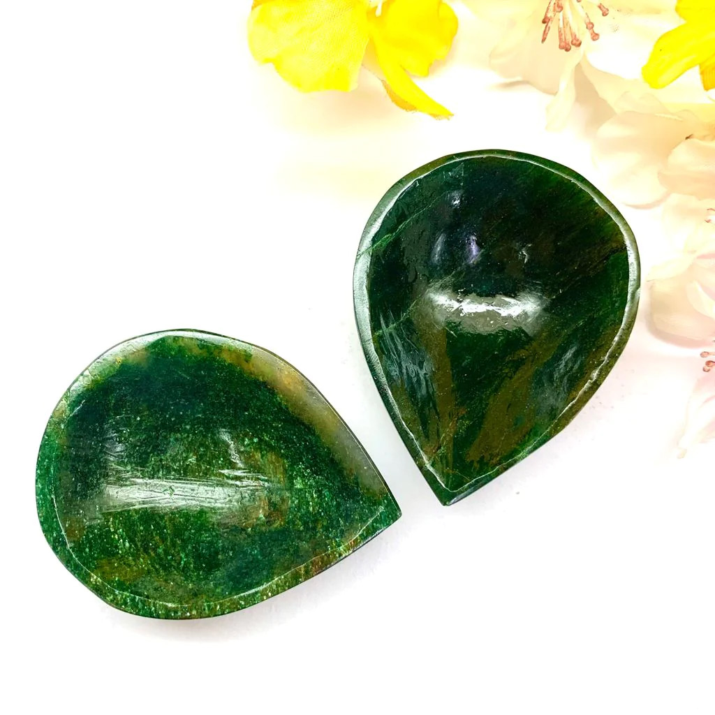 Green Aventurine Diya