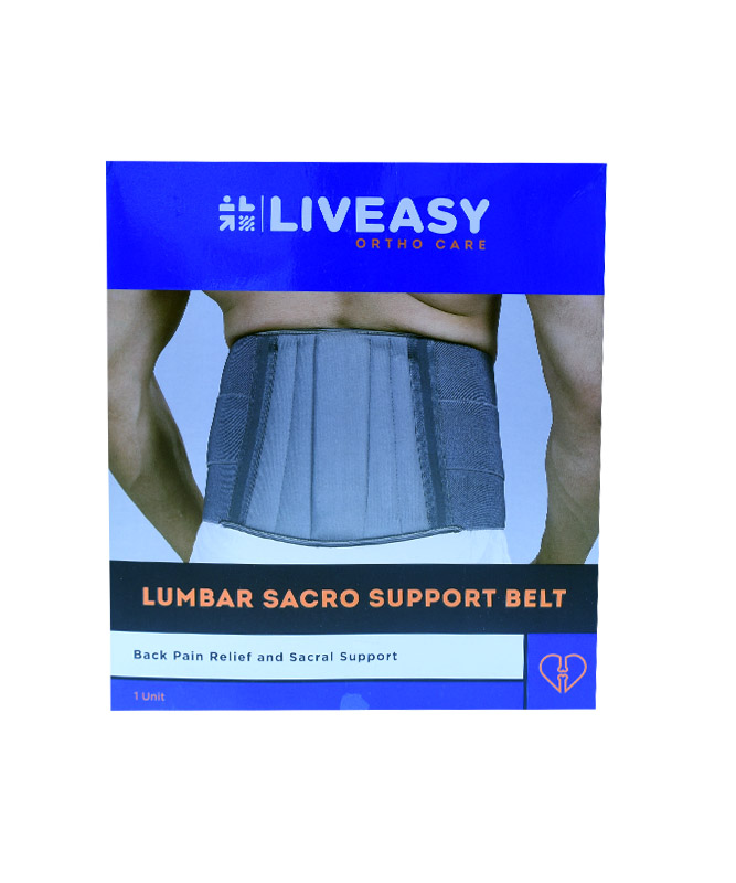 LIVEASY ORTHOCARE BELT LUMBAR SACRO SUPPORT XXL