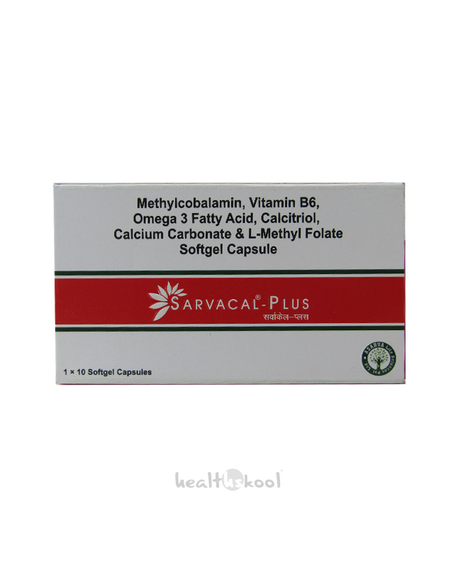 SARVACAL PLUS CAP 10S