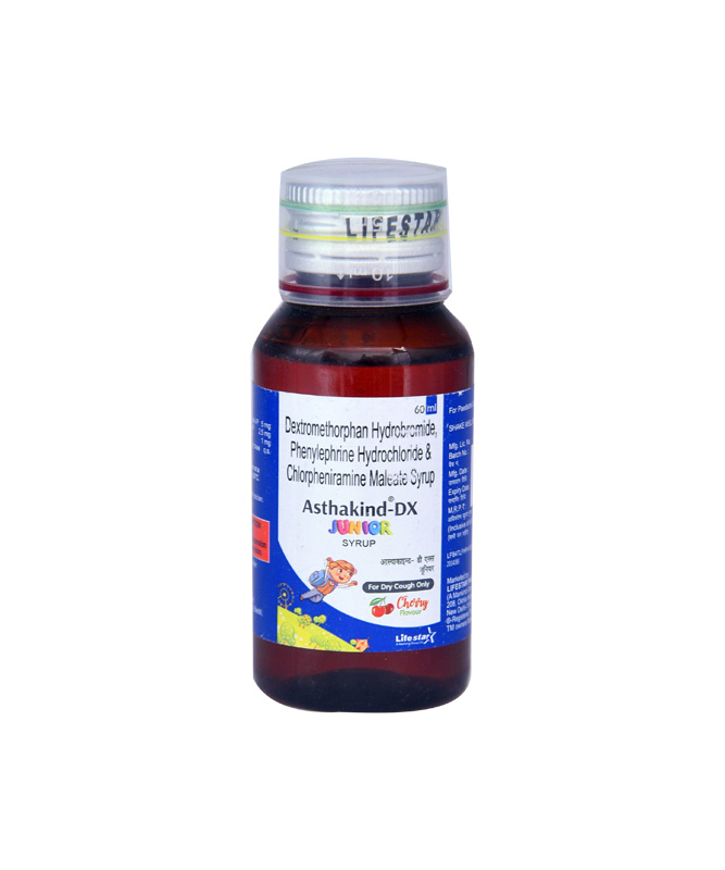 ASTHAKIND DX JUNIOR SYRUP 60ML