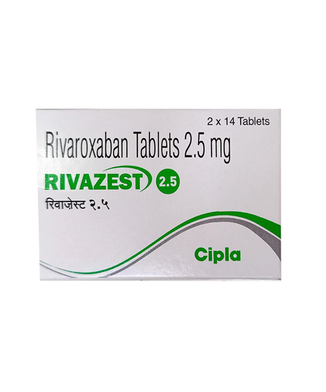 RIVAXA TAB 2.5MG 14S