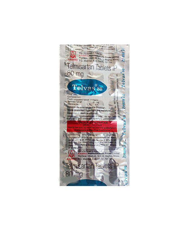 TELVAS TAB 80MG 15S