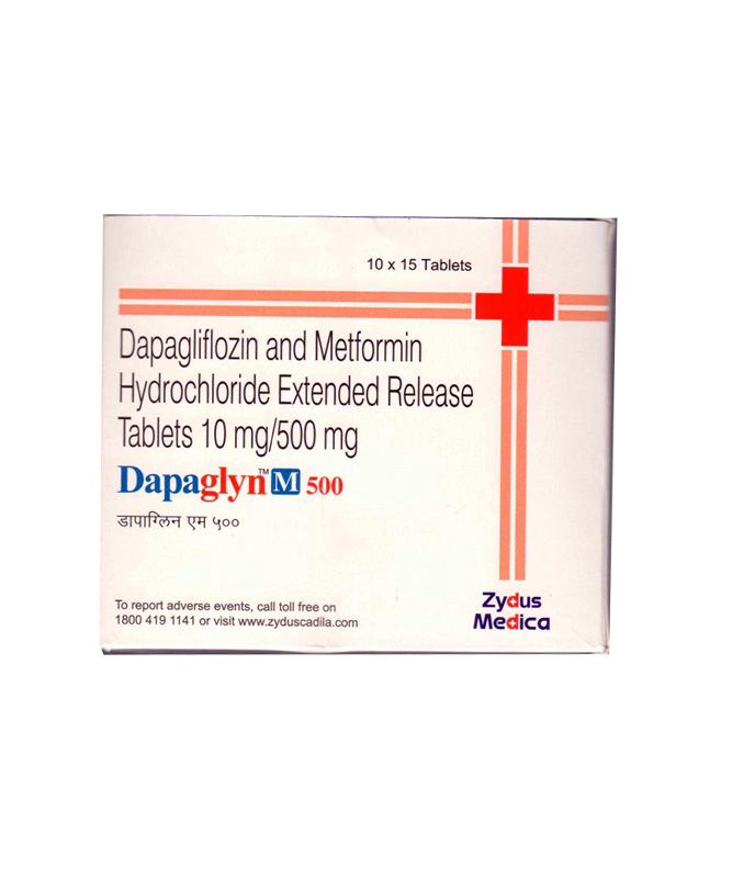 DAPAGLYN M TAB 500MG 15S