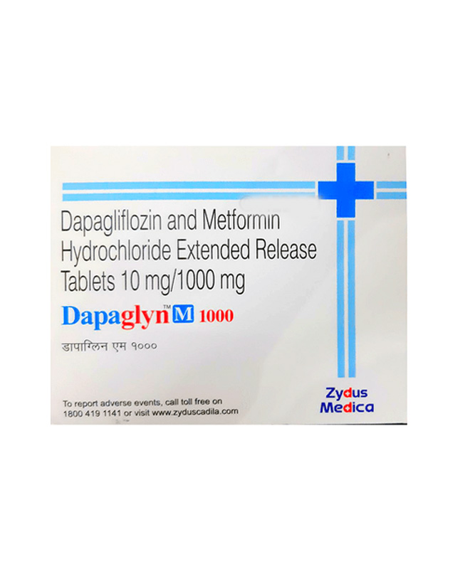 DAPAGLYN M TAB 1000MG 15S