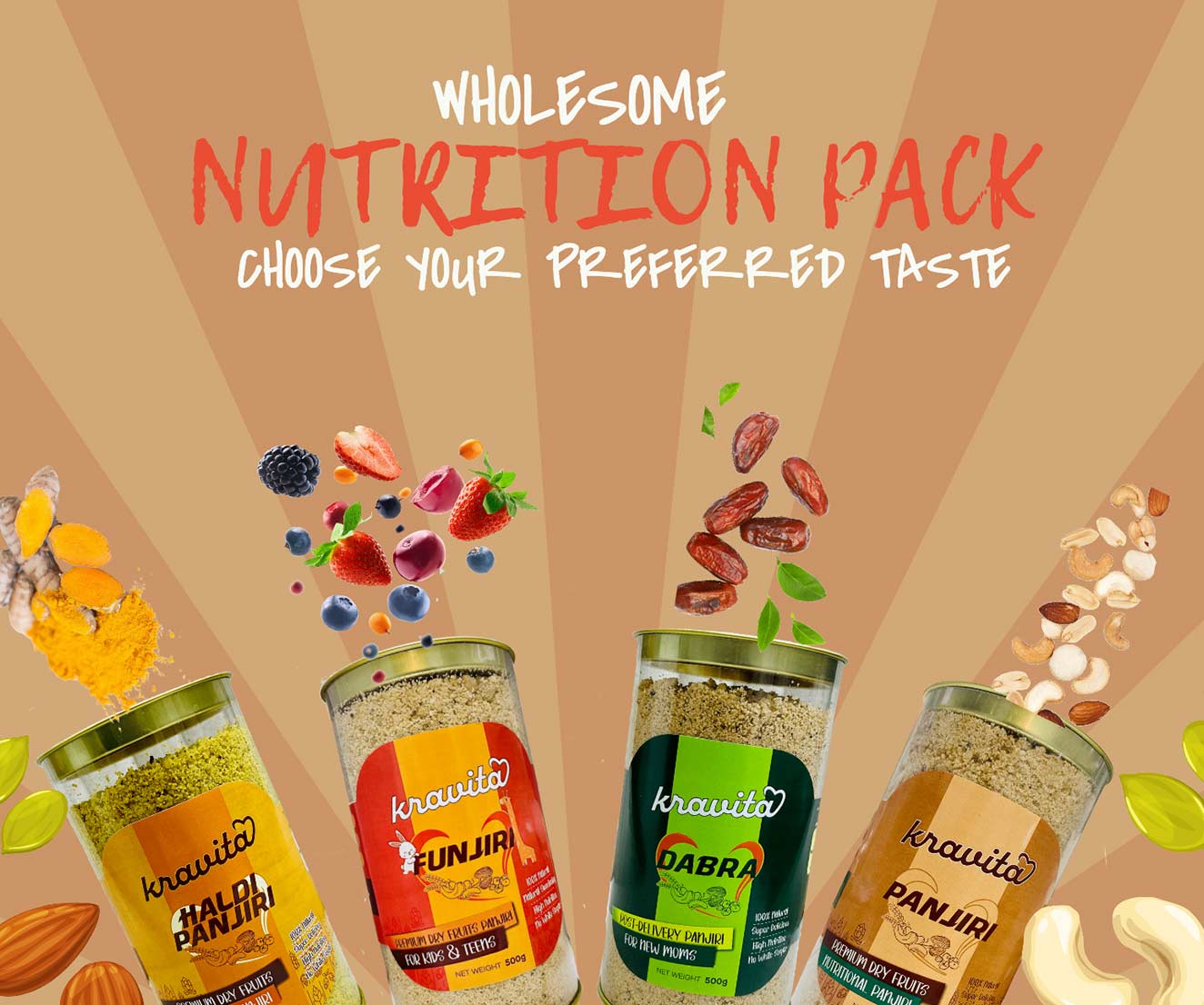 Wholesome Nutrition Gift Pack